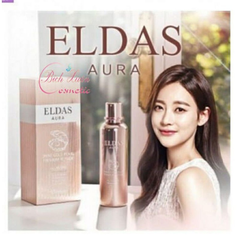 Serum tế bào gốc Eldas Aura Coreana Shine Gold Pearl Premium Peptide
