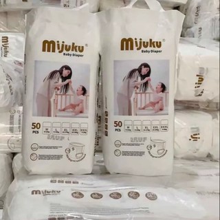 Tã quần Mijuku M50 / L50 / XL50 / XXL50 / XXL50 (bịch 50 miếng)