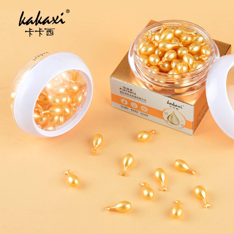 Kakashi Fullerene Pl Nhaua Essence Moisturising Hydrating Capsule Bà Chăm sóc da mặt Tinh chất nổ nhanh