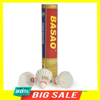 Cầu lông Basao 10 quả/ống để tập luyện thể thao