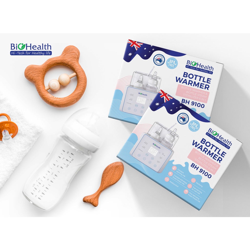 Máy hâm sữa Biohealth cao cấp đa năng, an toàn cho bé