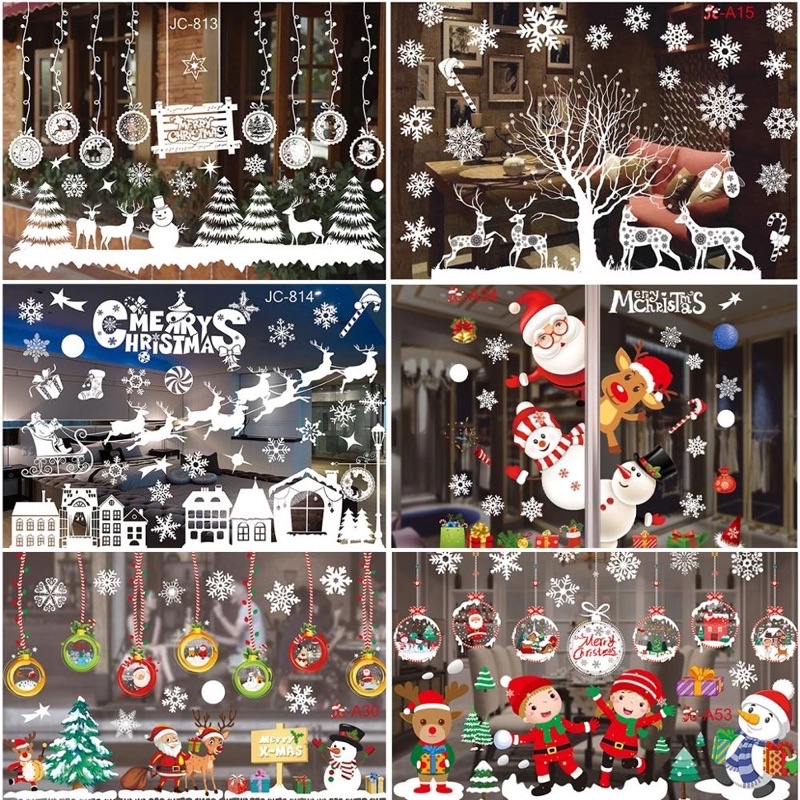 Tranh dán Noel, decal Noel Decal dán tường Trang trí Noel - Giáng sinh (nhiều mẫu) | BigBuy360 - bigbuy360.vn
