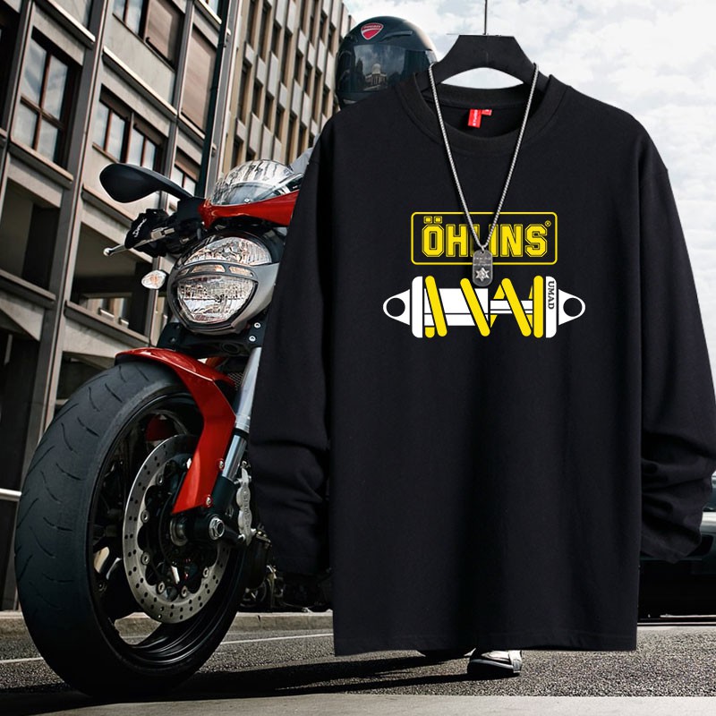 Áo thun tay dài UMAD unisex racing biker Ohlins v.3 nam nữ cotton 95% | WebRaoVat - webraovat.net.vn