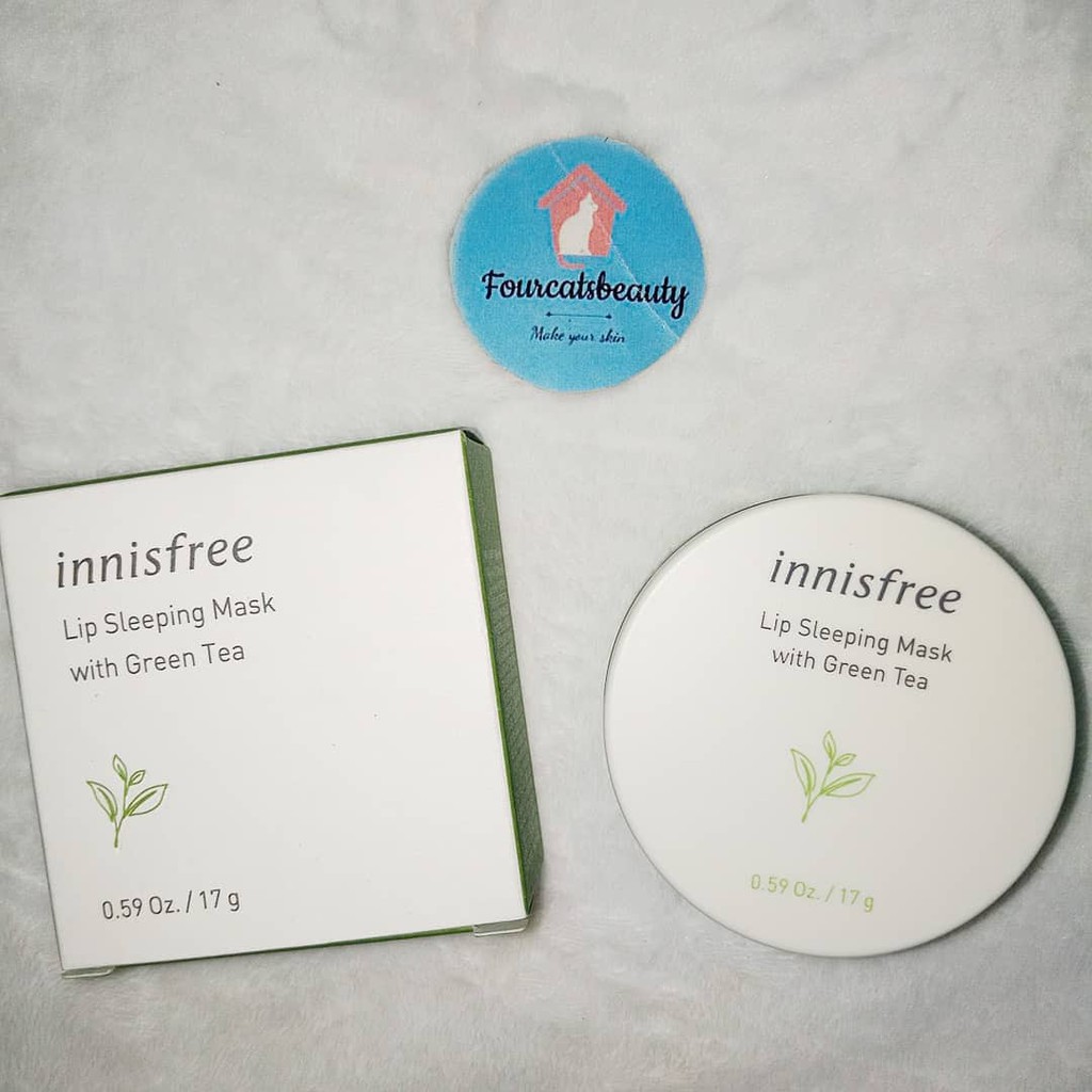 MẶT NẠ NGỦ MÔI INNISFREE LIP SLEEPING MASK WITH GREEN TEA 17g