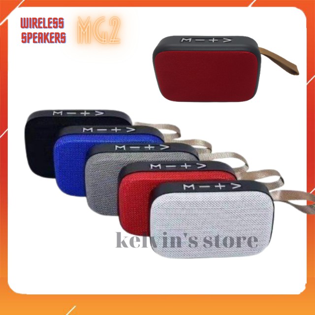 Loa Không Dây Bluetooth Mini,Có Micro Trả Lời Điện Thoại, Quai Xách Tiện Lợi MG2.