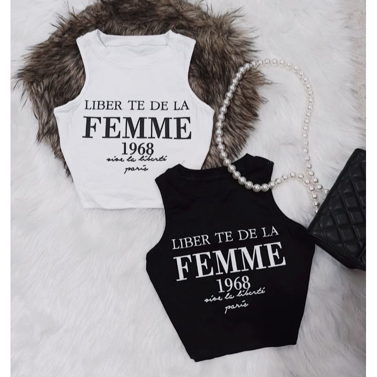 Áo 3 lỗ chữ croptop siêu hot ( hình thật )