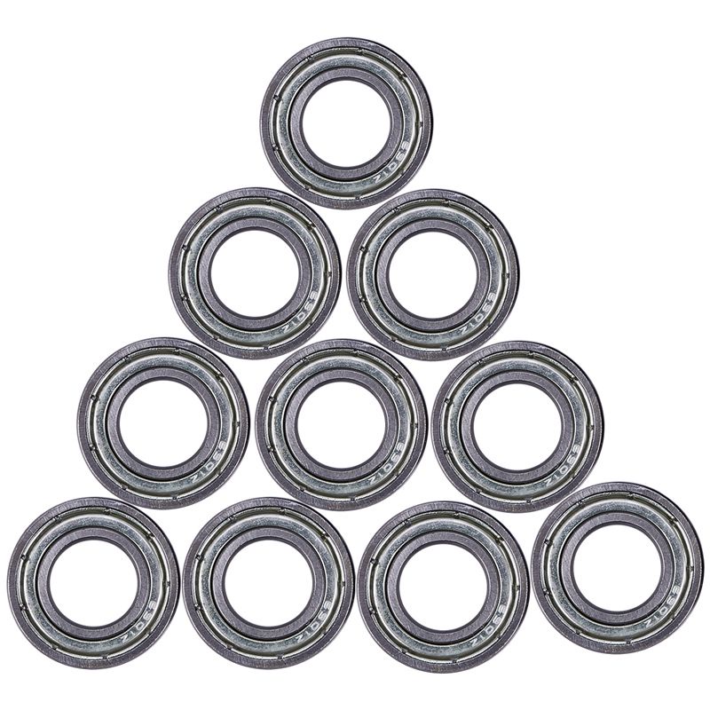 10 chiếc 12mm x 24mm x 6mm Vòng bi xuyên tâm rãnh sâu kín 6901Z
