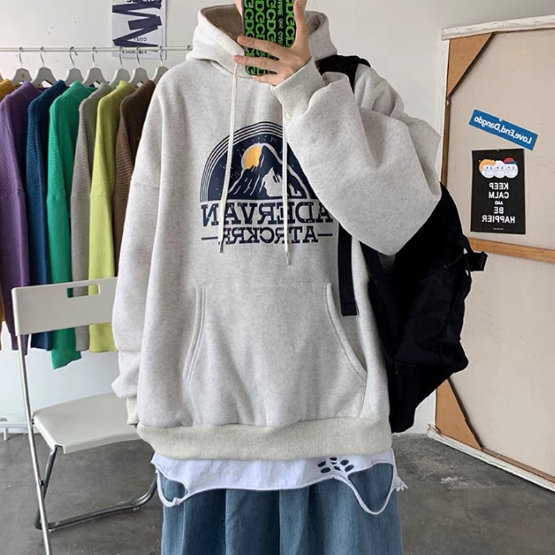 Áo hoodie Dài Tay Form Rộng SuzaHouse Unisex Nam Nữ Hàng Cao Cấp