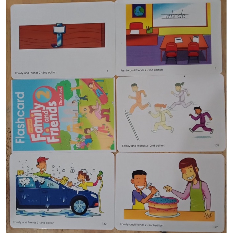 FLASHCARD FAMILY AND FRIENDS 2 BẢN 2ND EDITION