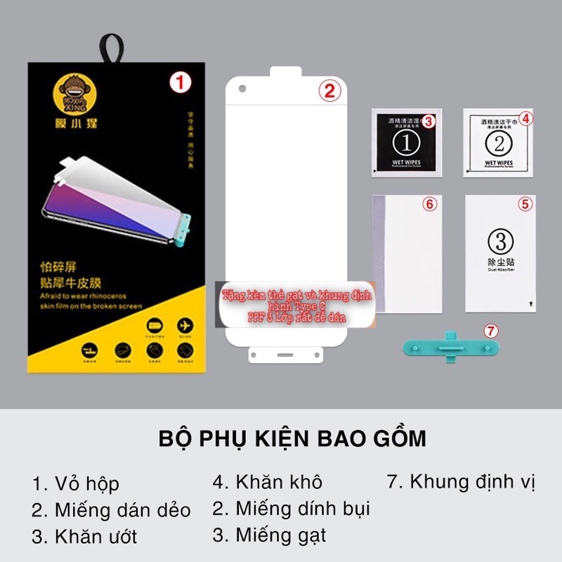 PPF Moxiao Xing chống nhìn trộm Oppo Find X3 Pro  MI 11  MI 11 Pro Ultra / K40 k40pro Gaming  Poco F3 dán dẻo mặt trước.