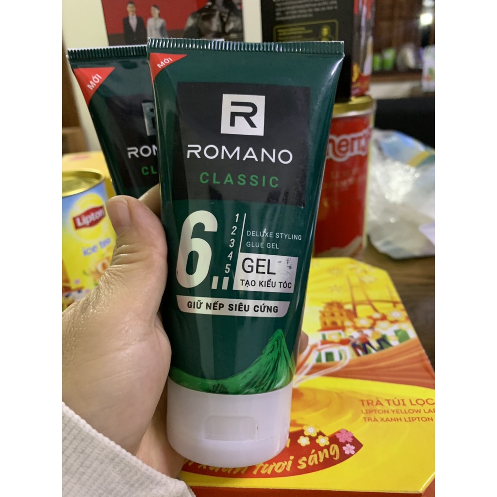 GEL TẠO KIỂU TÓC ROMANO GIỮ NẾP LÂU SIÊU CỨNG 150G