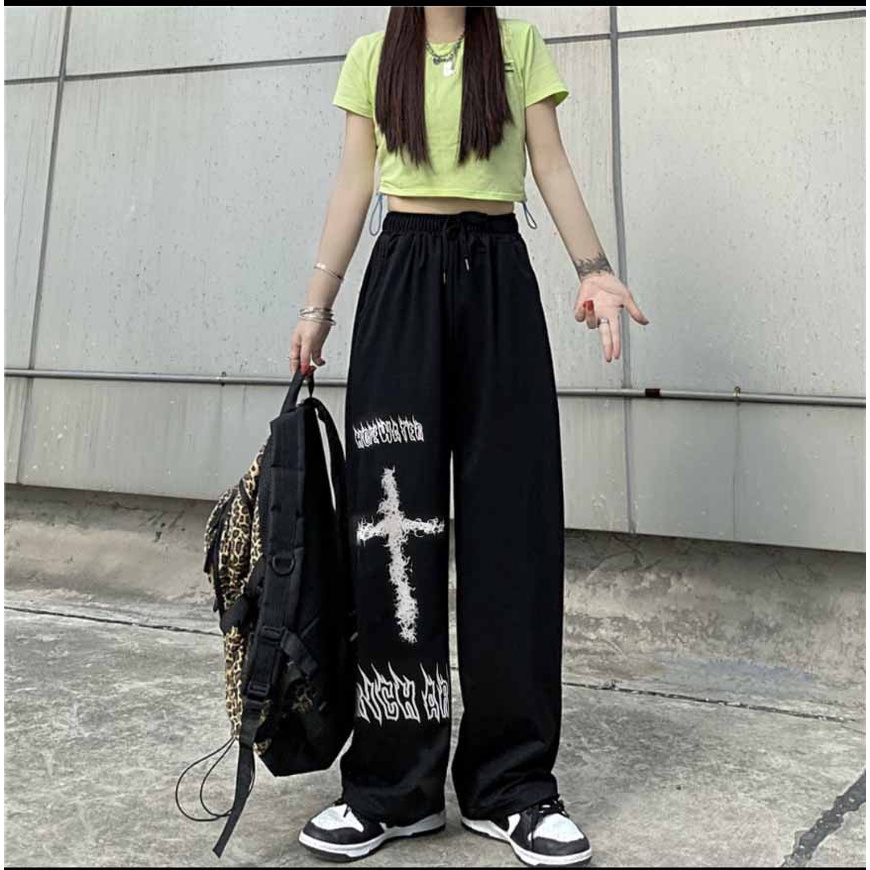 Quần jogger thể thao 💖 FREESHIP 💖 Quần nỉ nam nữ bo ống co giãn vải đẹp dáng dài in hình phong cách Hàn Quốc S0