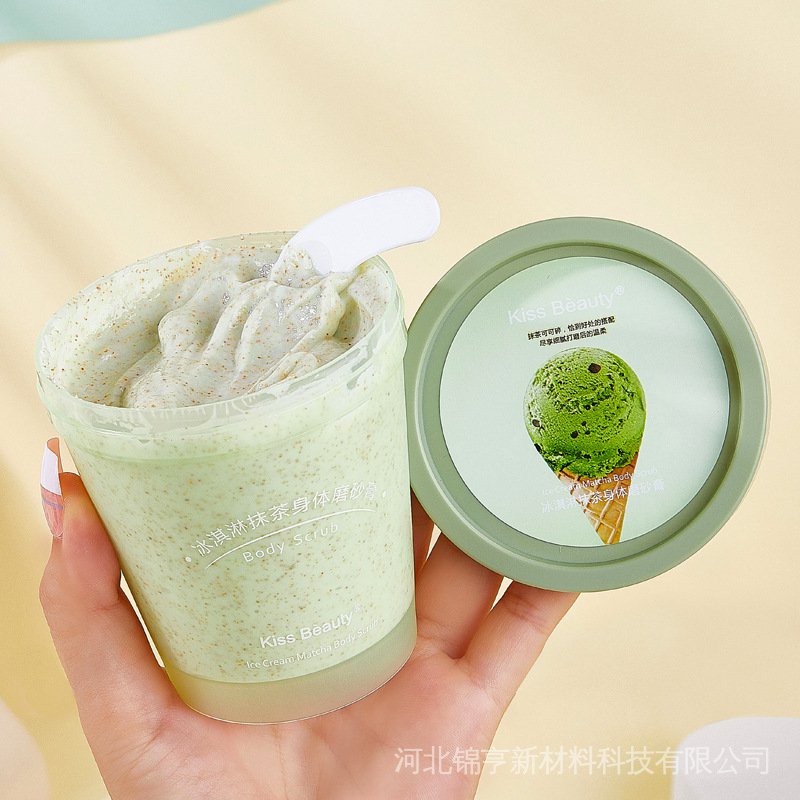 Kem Tẩy Tế Bào Chết Toàn Thân Làm Sáng Da Chiết Xuất Trà Xanh Kiss beauty