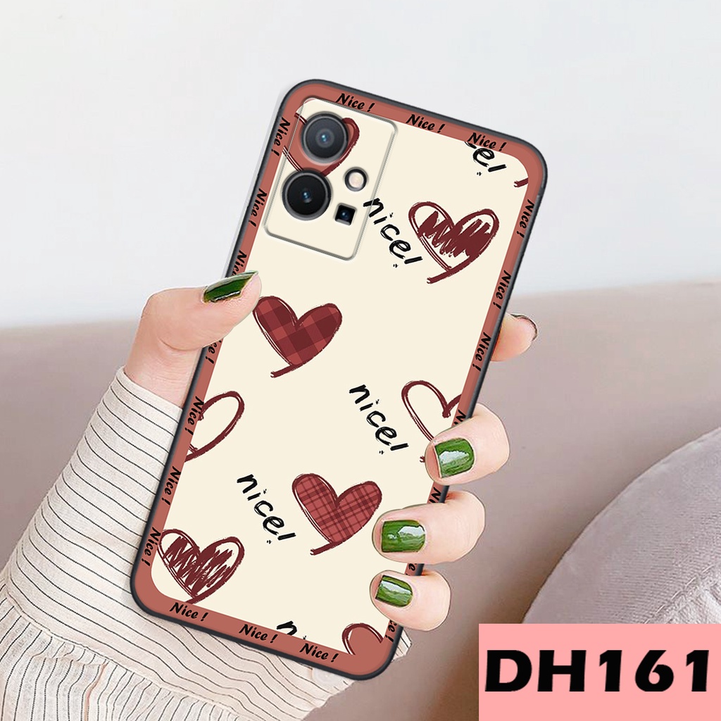 Ốp lưng Vivo Y55 5G in hình nice ,good luck happy ốp xinh viền dẻo đẹp chất