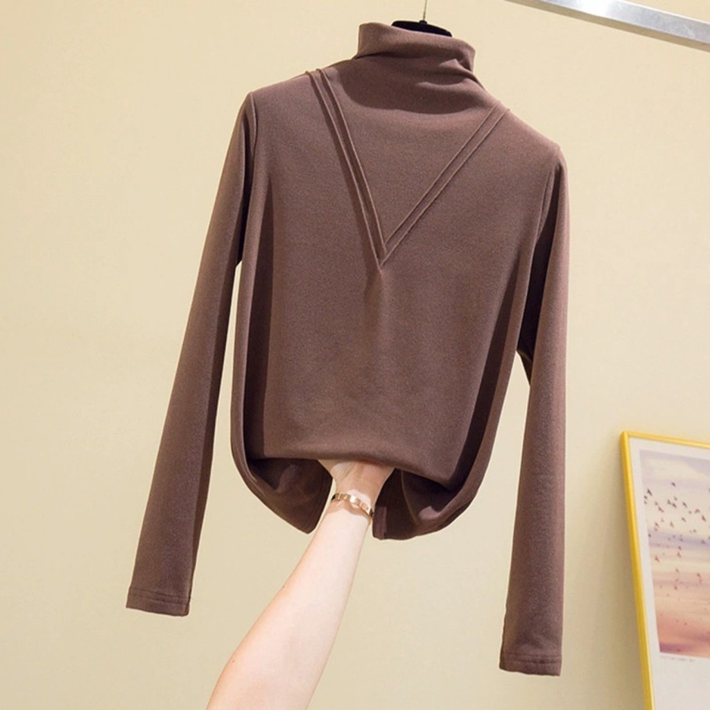 Áo giữ nhiệt kiểu Hàn Quốc chất cotton đanh mịn, mỗi áo trong túi zip xịn Havana FA06
