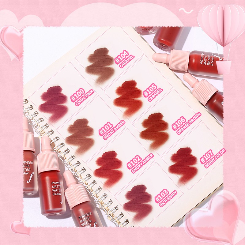 [Hàng mới về] Son kem trang điểm dạng lỏng màu lì chống thấm nước lâu trôi không dính ly thiết kế hình chai rượu độc đáo