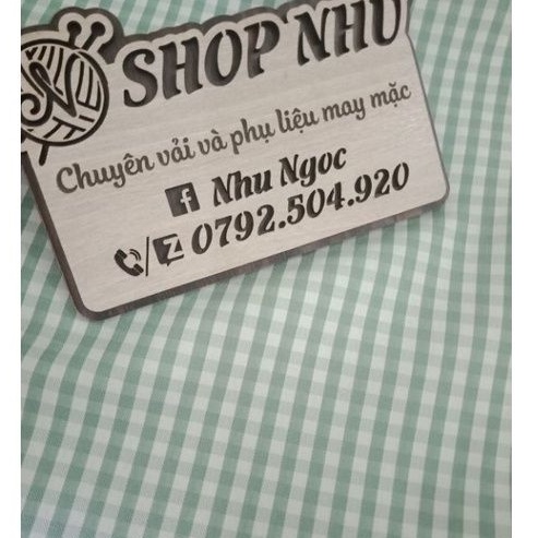 Vải kẻ Carô xương cá