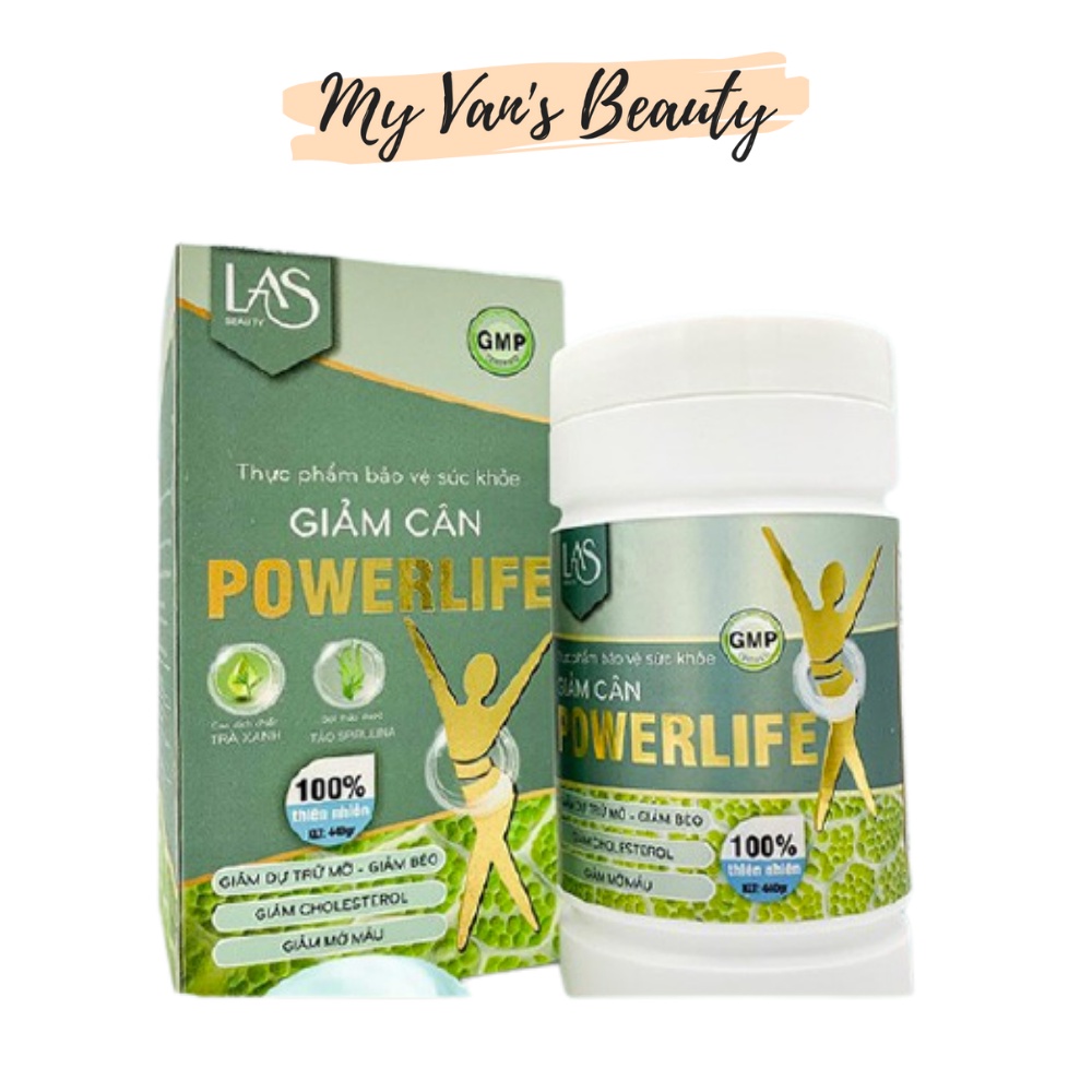 Sữa tảo giảm cân Powerlife hỗ trợ giảm béo an toàn - MY VANS BEAUTY