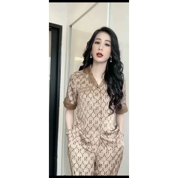 Đồ bộ mặc nhà pijama lụa cao cấp siêu mềm mịn mát | BigBuy360 - bigbuy360.vn