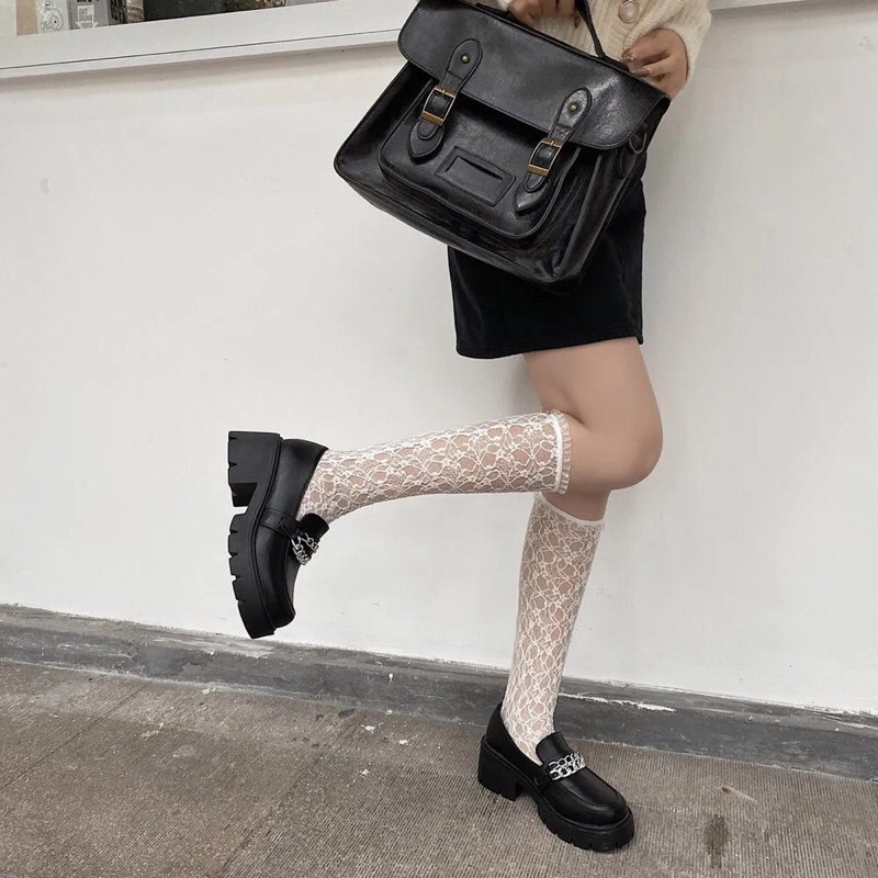 GIÀY OXFORD LOLITA XÍCH NGANG ĐẾ DÀY 6CM