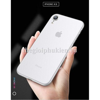 Ốp lưng lụa iPhone XR chính hãng Memumi siêu mỏng 0.3mm