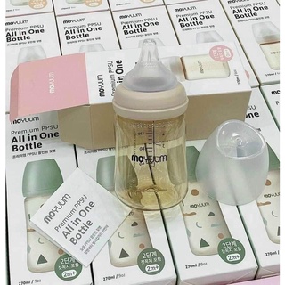 [Hàng Chính Hãng] Bình Moyum size 170ml và 270ml cho bé