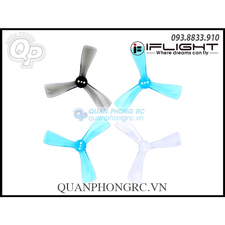 Cánh 3 Lá iFlight Nazgul Cine 2525 3 Blades FPV Cinewhoop Propellers (2 Cặp)