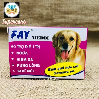 Xà Phòng Tắm Fay Medic - Nấm Da, Rụng Lông, Ve Ghẻ Chó Mèo
