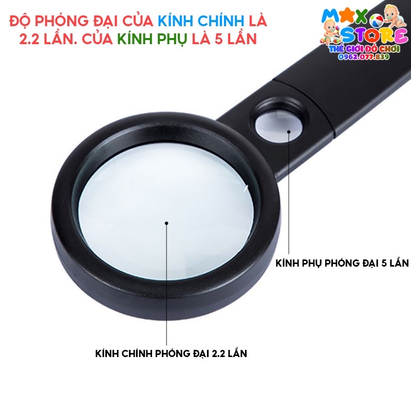 Kính Lúp Xịn De Li 9090 - 70mm 2.2X