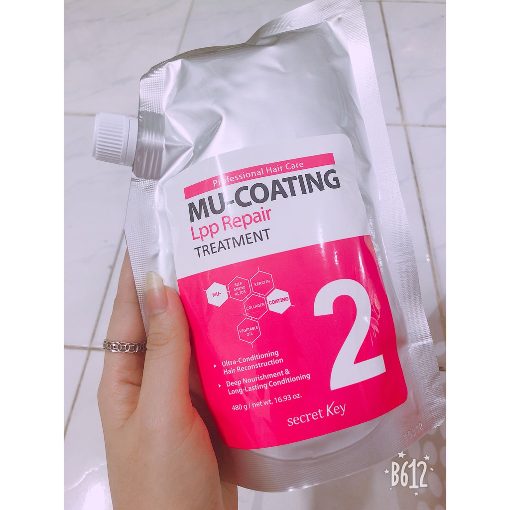 Ủ tóc phục hồi hư tổn Mu-Coating Secret Key 480gr