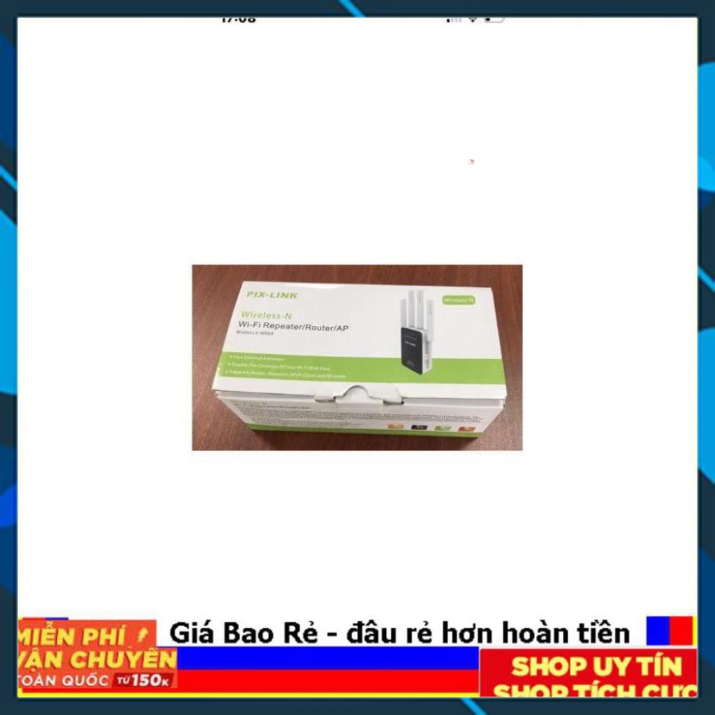 Bộ kích sóng giá rẻ (Xả Kho) Kích sóng pix-link 4 anten WR08 Sản phẩm chất lượng