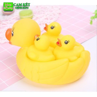 Đồ Chơi Đàn VịT Thả BồN TắM, Vịt Nhà Tắm CHo Bé Có Còi Phát TiếNg ChấT LượNg