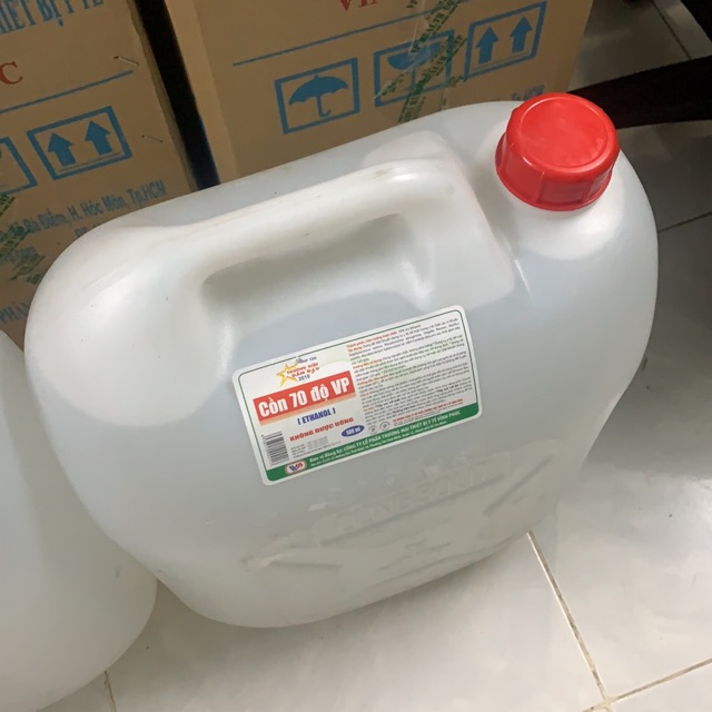 Cồn 70 độ can 5 lít Vĩnh Phúc (sát trùng, rửa tay, vệ sinh dụng cụ, bề mặt, đồ dùng) (Ethanol / ancol / alcohol)