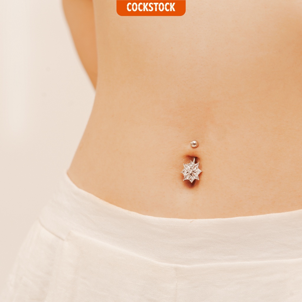 Khuyên rốn hoa 8 cánh CockStock