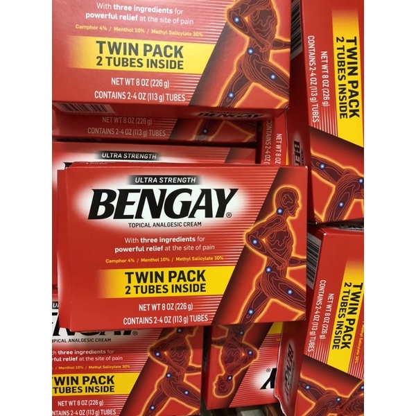 KEM XOA BÓP BENGAY - ULTRA STRENGTH - PAIN RELIEF tuýp 113g