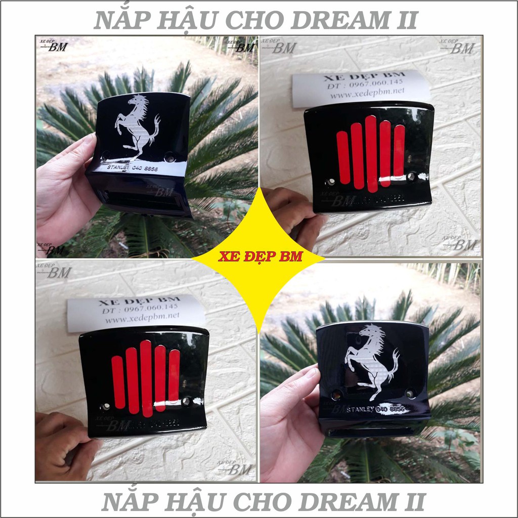 Nắp hậu độ họa tiết led cho xe HONDA Dream