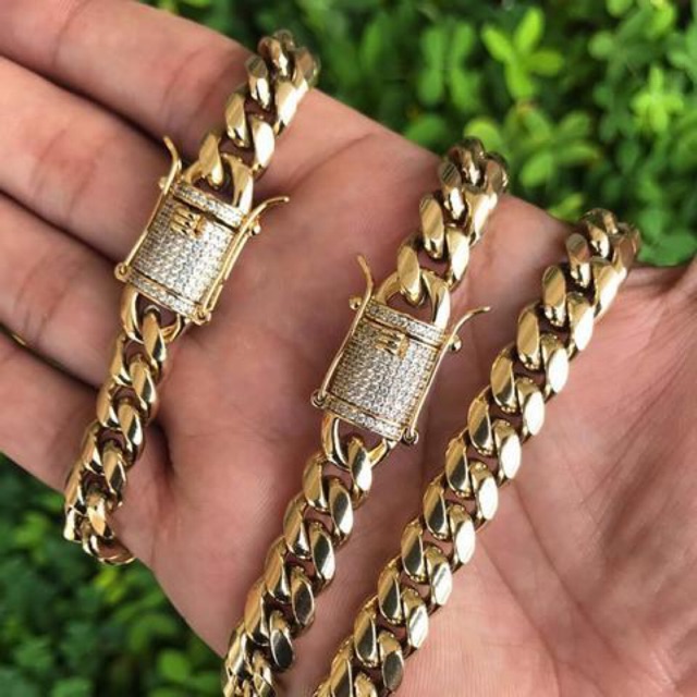 Lắc Tay HipHop thép cao cấp đính đá và trơn HipHop Jewelry [ HÀNG CÓ SẴN- PHONG CÁCH VÀ SANG TRỌNG ]