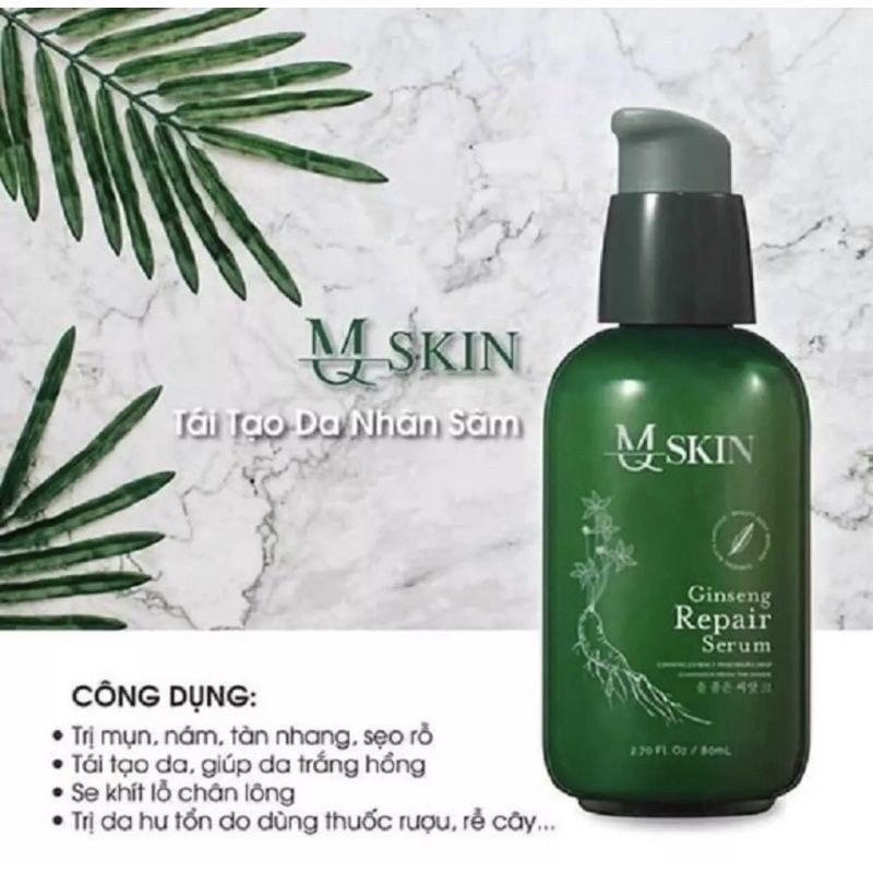 SERM THAY DA NHÂN SÂM SỐ 1 CHÍNH HÃNG mqskin