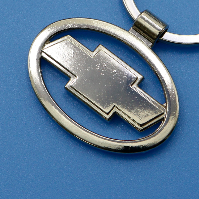 Móc khóa hình Logo xe hơi 3D bằng hợp kim kẽm cho Chevrolet Captiva Colorado Cruze Spark Malibu Trax Aveo