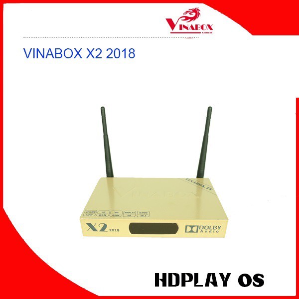 Android Tivi Box VINABOX X2 (Android 7.1, hỗ trợ Voice Search) + Tặng Chuột Bay KM950V trị giá 590K