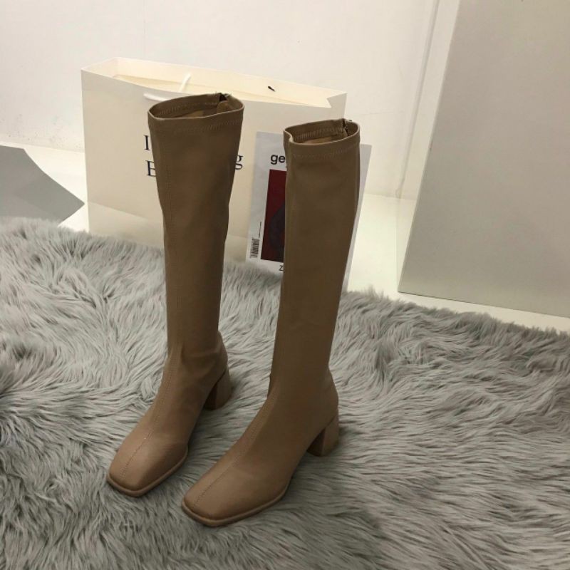 (có sẵn)Boot đùi da nữ khóa sau giá rẻ | BigBuy360 - bigbuy360.vn