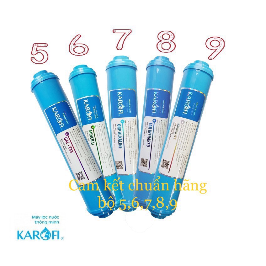 Lõi lọc Karofi số 9 (Lõi ORP Alkaline) ♦️ Lõi Nâng PH, Lọc Nước, Nuôi Cá