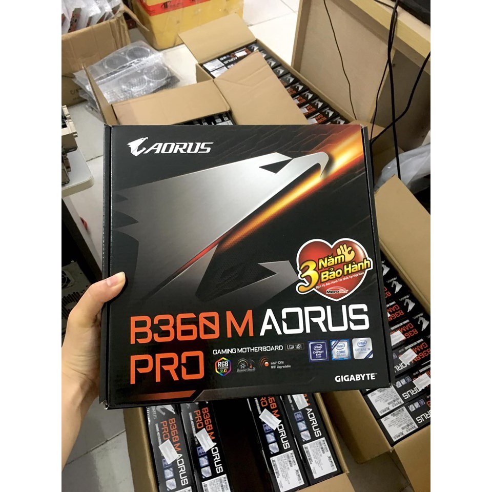 Bo mạch chính/ Mainboard Gigabyte B360M Aorus Pro