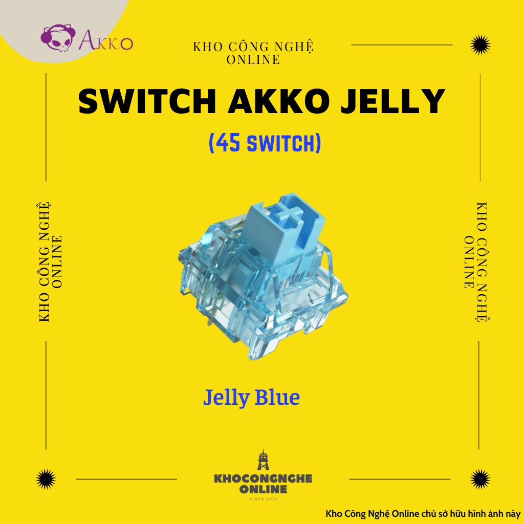 [Chính hãng] Switch lẻ thay nóng cho bàn phím cơ AKKO CS switch| Jelly switch &amp; TTC switch - Hàng mới 100%