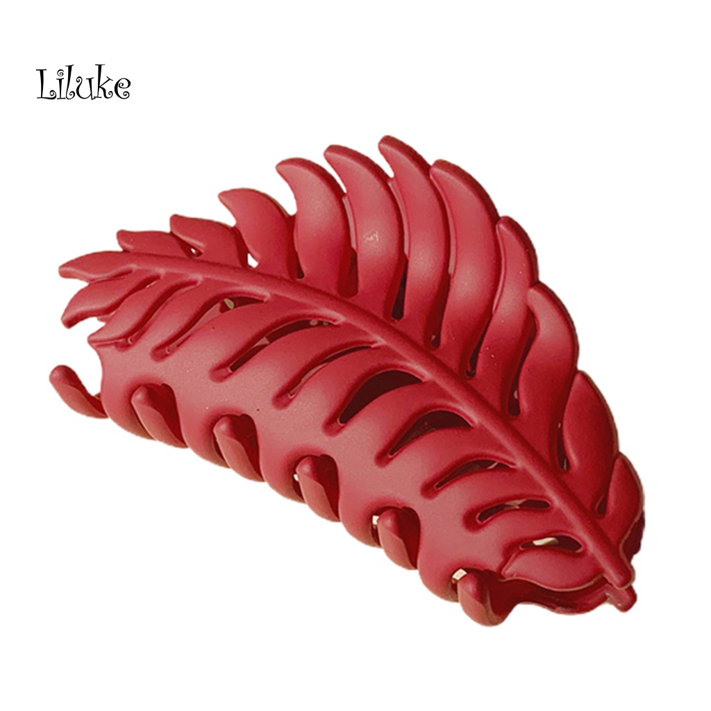 Kẹp Tóc Hợp Kim Hình Chiếc Lá Thời Trang Cho Nữ