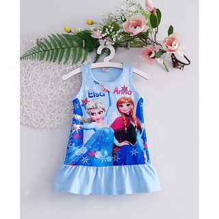 đầm elsa sát nách bé gái( video thật)