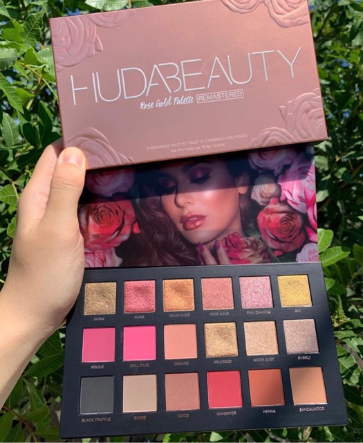 Bảng Phấn Mắt Huda Rose Gold Remastered phiên bản mới