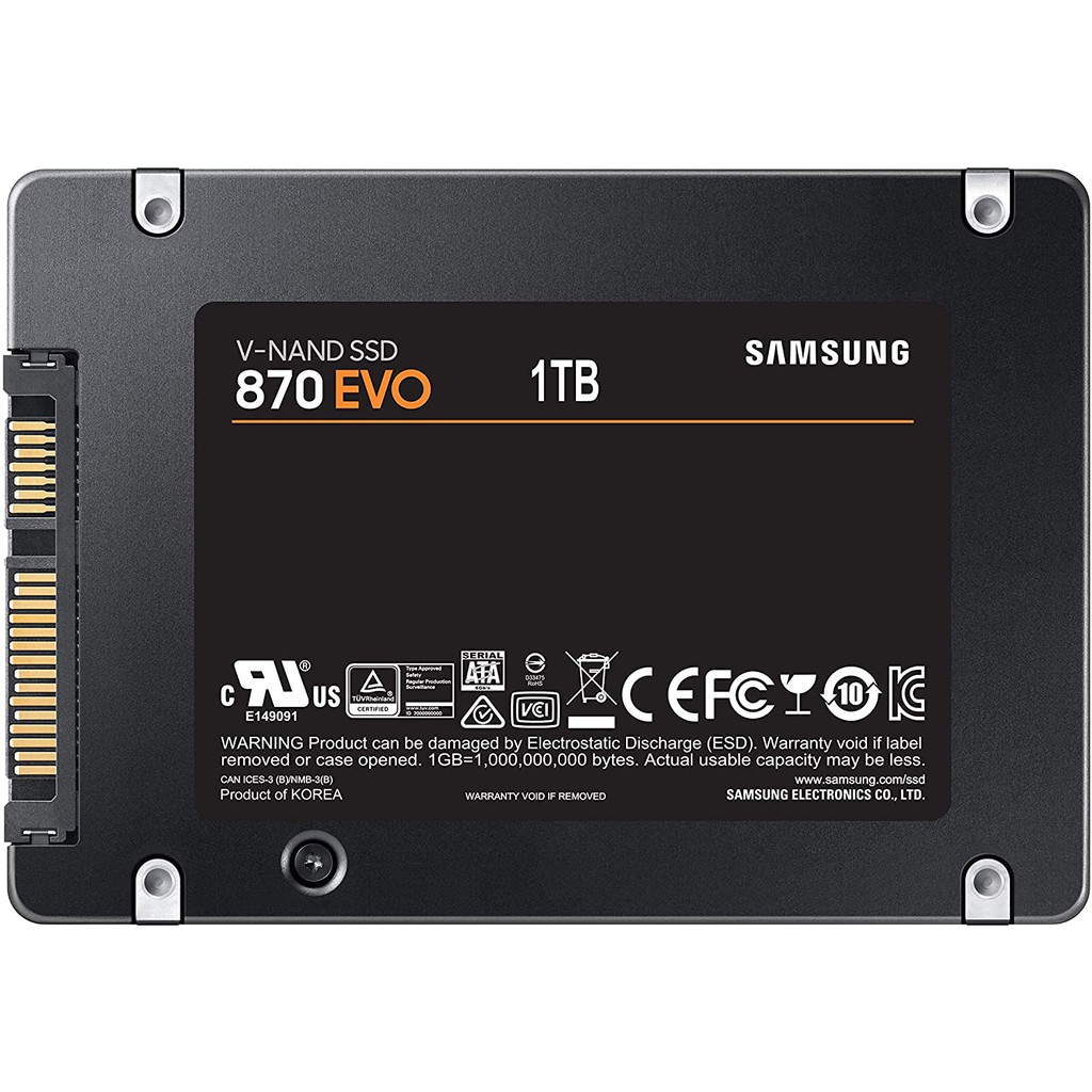 Ổ cứng ssd samsung 870 evo 1tb 2.5 inch sata III NHẬP MỸ BOX TIẾNG ANH | BigBuy360 - bigbuy360.vn