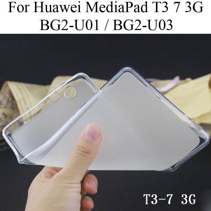 Vỏ bảo vệ Soft Jelly case for Huawei MediaPad T3 7 3G BG2-U01 BG2-U03 Mềm cover T3 7 Wifi BG2-W09 Dễ thương Ốp lưng