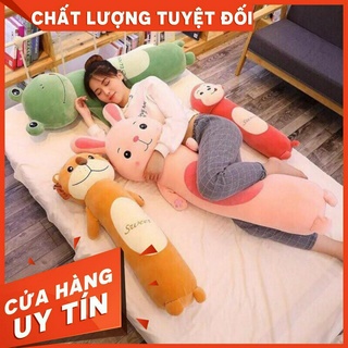 Gối ôm hình thú co dãn 4 chiều đàn hồi cao 60cm-80cm-1M  Mới 2020